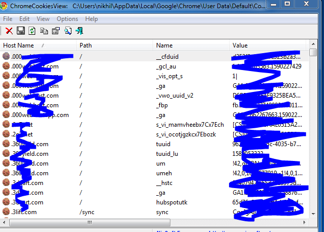 forensic browser cookie viewer