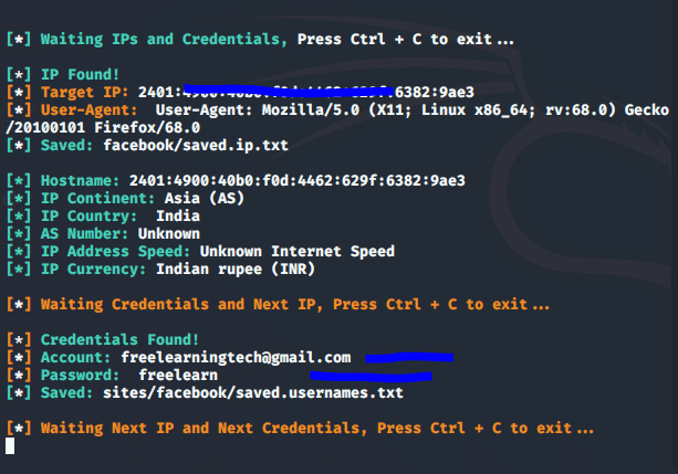 Phishing tool