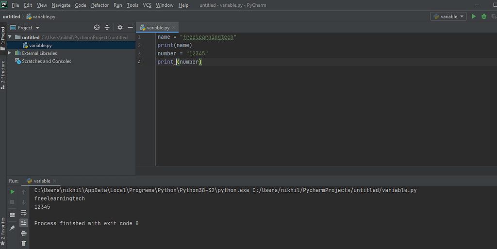 Variable Python